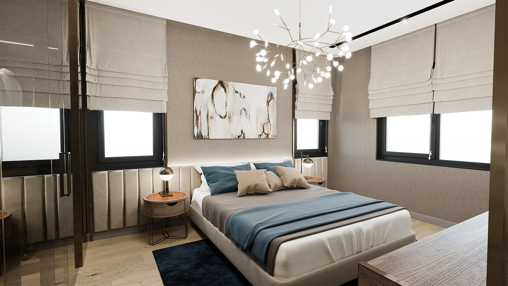 Tual Comfort master bedroom