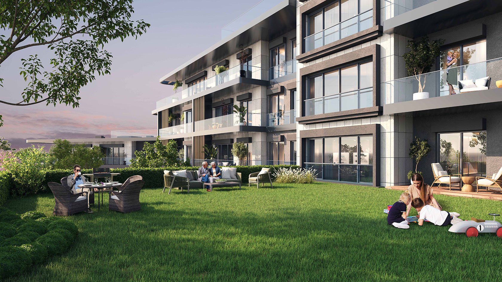 Vadi Panorama garden-floor homes with private lawns