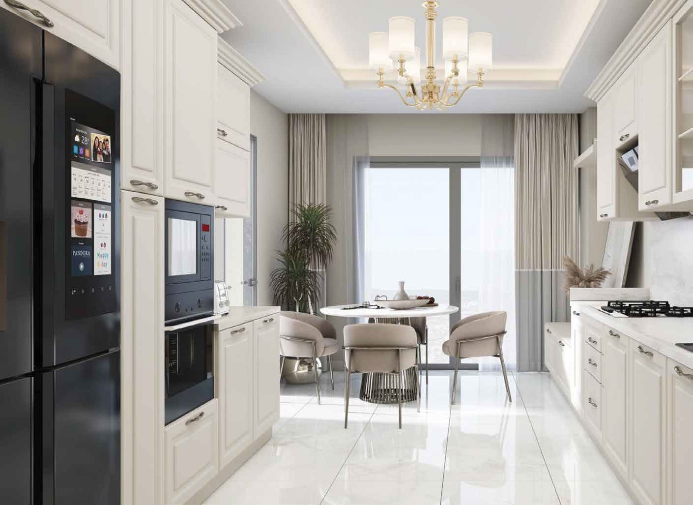 Vadi Panorama kitchen with built-in appliances